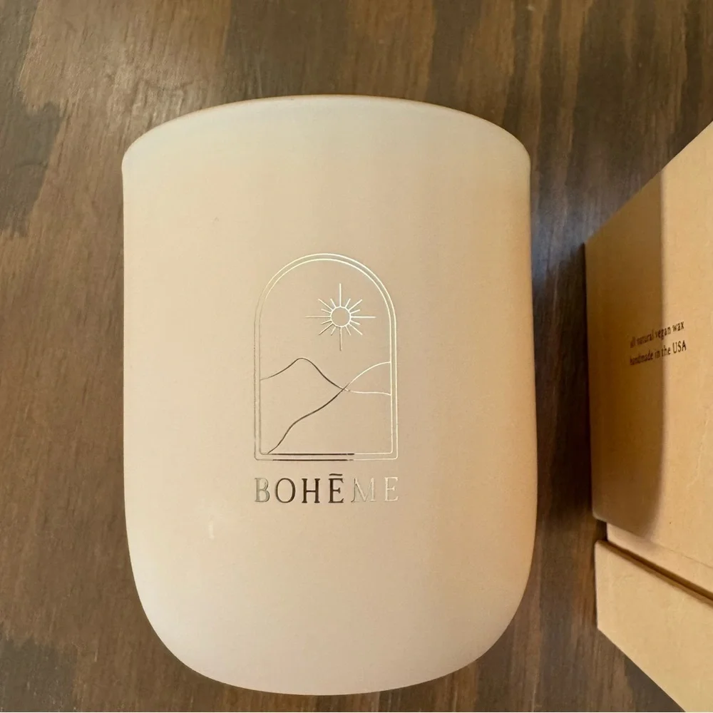4/$20 EMPTY Bohème Wanderlust Tahiti Candle Vessel Jar